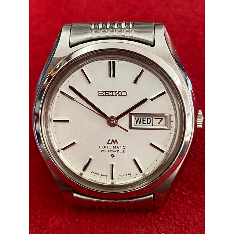 SEIKO LM LORD MATIC 23 Jewels Automatic ตัวเรือนสแตนเลส นาฬิกาผู้ชาย มือสองของแท้