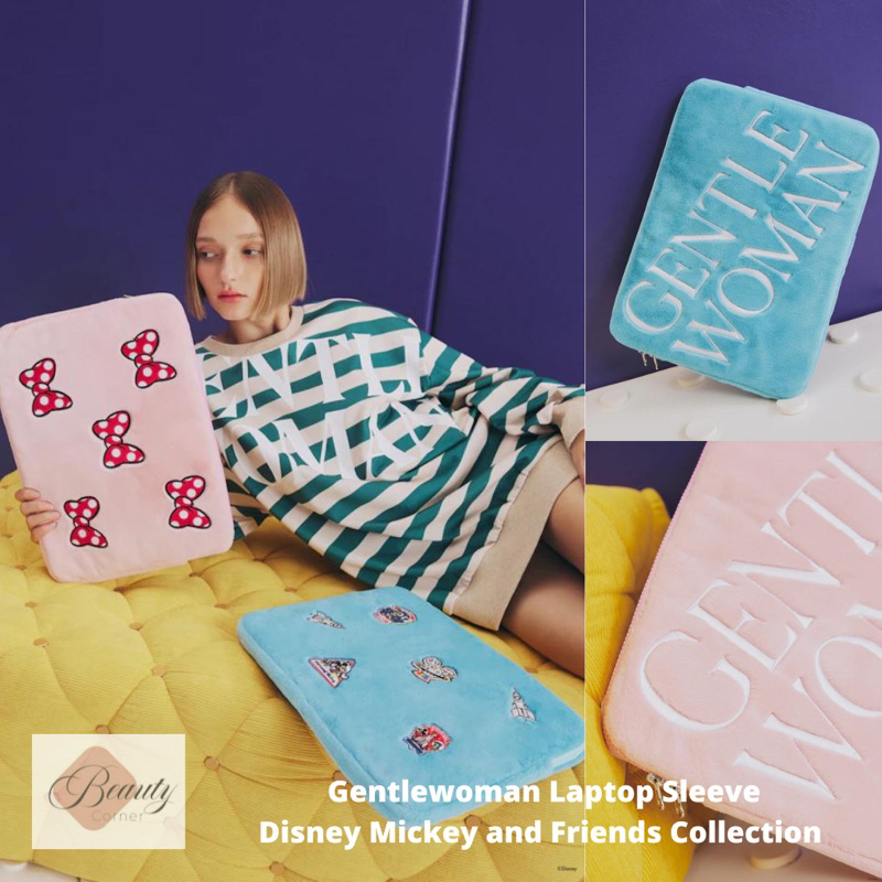 [พร้อมส่ง] กระเป๋าใส่แล็ปท็อป Gentlewoman Laptop Sleeve – Disney Mickey and Friends Collection