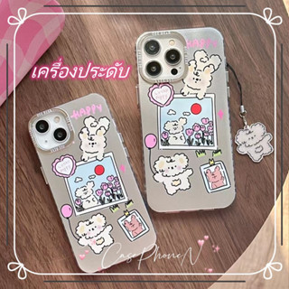 🔥สไตล์ใหม่🔥เคสไอโฟน iphone 11 14 Pro Max น่ารัก การ์ตูน เครื่องประดับ ปกป้องเต็มที่ เคส iphone12 13 Pro Case for iPho