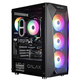 GALAX REVOLUTION-05 Tempered Glass 4 Fan ARGB MID-TOWER ATX WHITE / BLACK