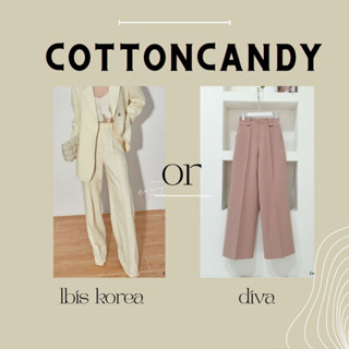 Cottoncandy​ กางเกง​ขากระบอก​ตรง​ lbis korea CARDIGAN_NISTA​