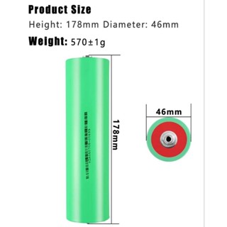 แบตเตอรี่ ลิเธียมไอออนฟอสเฟต 46160 Lifepo4 ขนาด 22Ah 3.2v