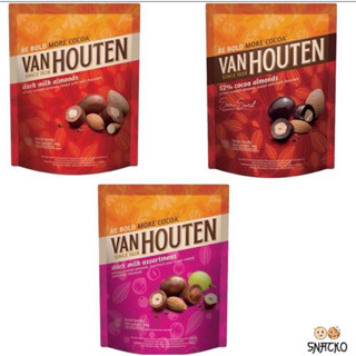 Van houten chocolate 4แบบ ช็อกโกแลตแวนฮูเทน นำเข้าจากอินโดนีเซีย 🇮🇩 ขนาด40g