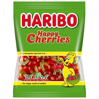 ⚡️พร้อมส่ง‼️ Haribo Happy Cherry 200g. ฮาริโบแฮปปี้เชอรี่ นำเข้าจากเยอรมัน🇩🇪 วุ้นเจลาตินสำเร็จรูปกลิ่นเชอรี่