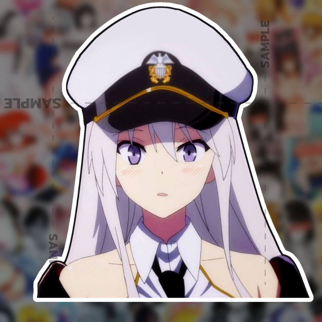 Azur lane enterprise สติ๊กเกอร์ 2 แผ่น azur lane สติกเกอร์ Stickers 2 PCS Azur lane Game Azur lane A