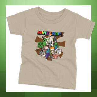 เสื้อเด็ก minecraft เสื้อเกมส์ สำหรับเด็กและผู้ใหญ่ เซท B