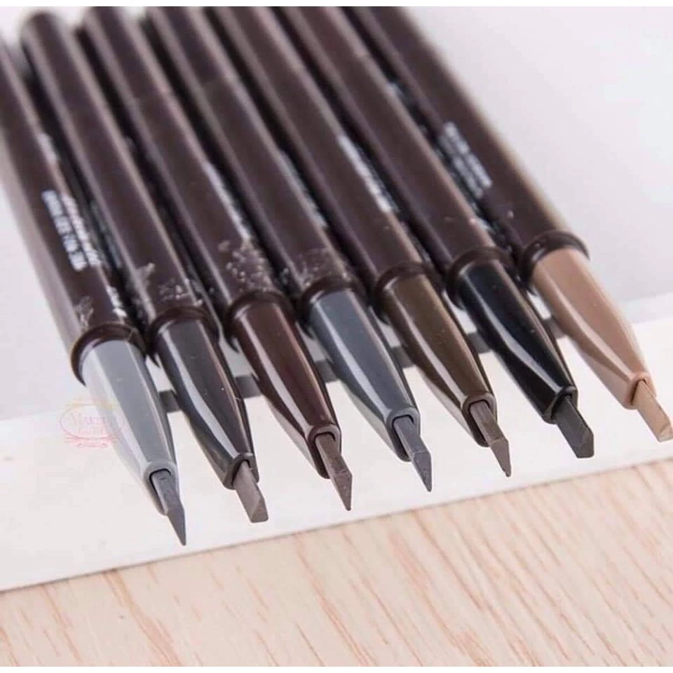 ดินสอเขียนคิ้ว กันน้ำ ดินสอเขียนคิ้วแบบหมุน 2 in 1 มีแปรงปัดคิ้วในตัว มี 4 สีให้เลือก thumbnail 3