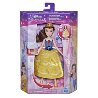 ีีมีเสียงคะ//Disney Princess Spin and Switch Belle, Quick Change Fashion Doll