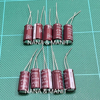 Capacitor 560uF 35V Size : 10x20mm แพ๊คละ 10 ตัว งานเเท้เกรด A ใช้กับโรงงาน