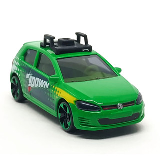 Majorette Volkswagen Golf VII GTI - Tune Ups 1 - no Equipment Green ล้อ 5LTSG Scale 1/64 (8cm) ไม่มี package