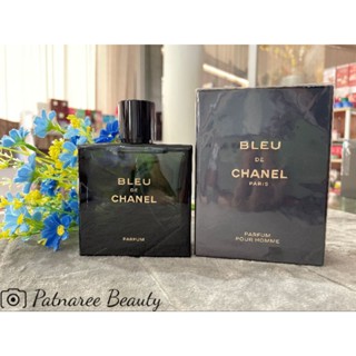 น้ำหอม ป้ายking🍀  CHANEL  BLEU DE CHANEL  Parfum น้ำหอมชาแนลเบลอตัวอักษรสีทอง 100ml