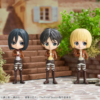 [Pre-order] Attack On Titan ผ่าพิภพไททัน - ฟิกเกอร์ Q Posket เอเรน&amp;มิคาสะ&amp;อาร์มิน