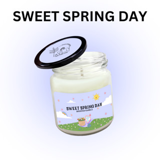 Melty.diary - Sweet Spring Day Soy Wax Candle เทียนหอมไขถั่วเหลืองแบบกระปุก 150g