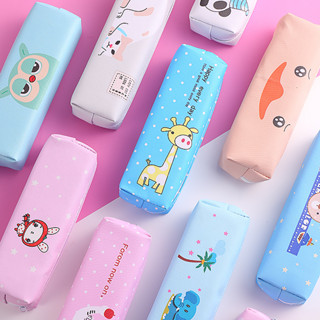 กระเป๋าใส่ปากกา กระเป๋าใส่ดินสอ เเบบมีซิป ลายการ์ตูนสัตว์น่ารัก พร้อมส่ง