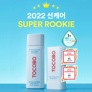[กันแดดแท่งยอดฮิต] TOCOBO Sun Stick SPF50+ PA++++ (Cotton Soft, Waterproof, Cica Cooling)