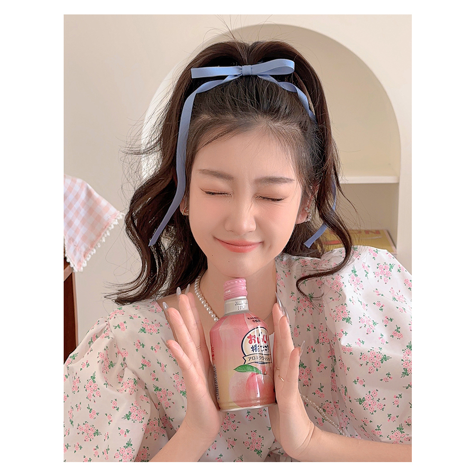 Sweet Bow สุดคุ้ม 1 เซท ได้ 2 ชิ้น ตัวโบว์หางยาวน่ารัก กิ๊บติดผม กิ๊บหนีบผม