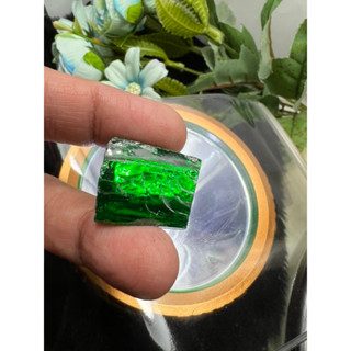Cz green emerald cubic zirconia 1 pieces