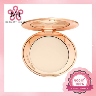 Charlotte Tilbury Airbrush Flawless Finish #Fair แป้งอัดแข็ง ช่วยให้ผิวดูเรียบเนียน เบลอรูขุมขน เพื่อการปกปิดขั้นสุด คุมความมันส่วนเกินและทำให้หน้าดูสว่างสดใสขึ้น  [แท้100%/พร้อมส่ง]