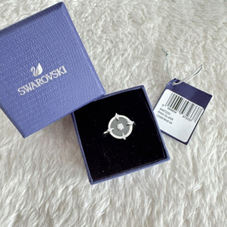 แหวนNorth Motif Ring White, Rhodium plated