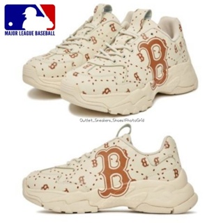 รองเท้า MLb Bigball Chunky Saffiano Dia Monogram Boston ใส่ได้ทั้ง ชาย หญิง ส่งฟรี