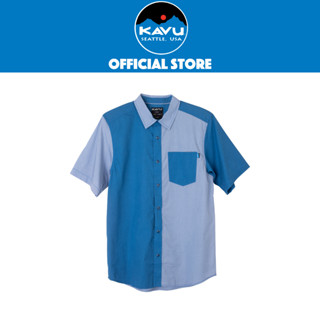 KAVU Scatter Block Shirt เสื้อแขนสั้น