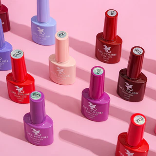 สีเจล สีทาเล็บ GEL POLISH สีขวดน่ารัก สดใส ตามเฉดสีเลย 10 ml.