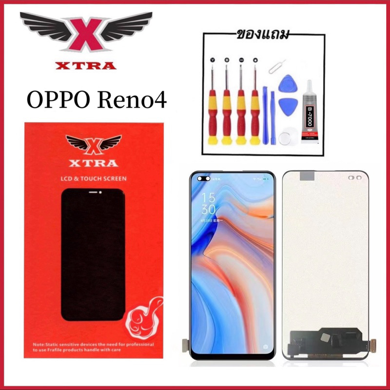 XTRA หน้าจอ LCD OPPO Reno4/Reno4F/A93-4G/F17Pro(4G)งานแท้ อะไหล่มือถือ Lcd Display จอ + ทัช Forออปโป