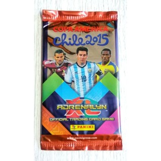 (Sealed Pack) ซองการ์ดฟุตบอล COPA AMERICA CHILE 2015 ADRENALYN XL