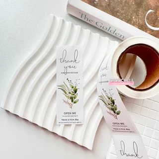 [พร้อมส่ง🇹🇭] สติ๊กเกอร์ปิดผนึก (ม้วน 100 ดวง) มีให้เลือก 4 ลาย