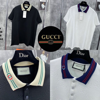 เสื้อโปโล Gucci 🏷️ Hiend 1:1 cotton 💯 เสื้อโปโลแบรนด์เนม