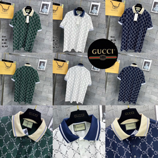 เสื้อโปโล Gucci 🏷️ Hiend 1:1 cotton 💯 เสื้อโปโลแบรนด์เนม