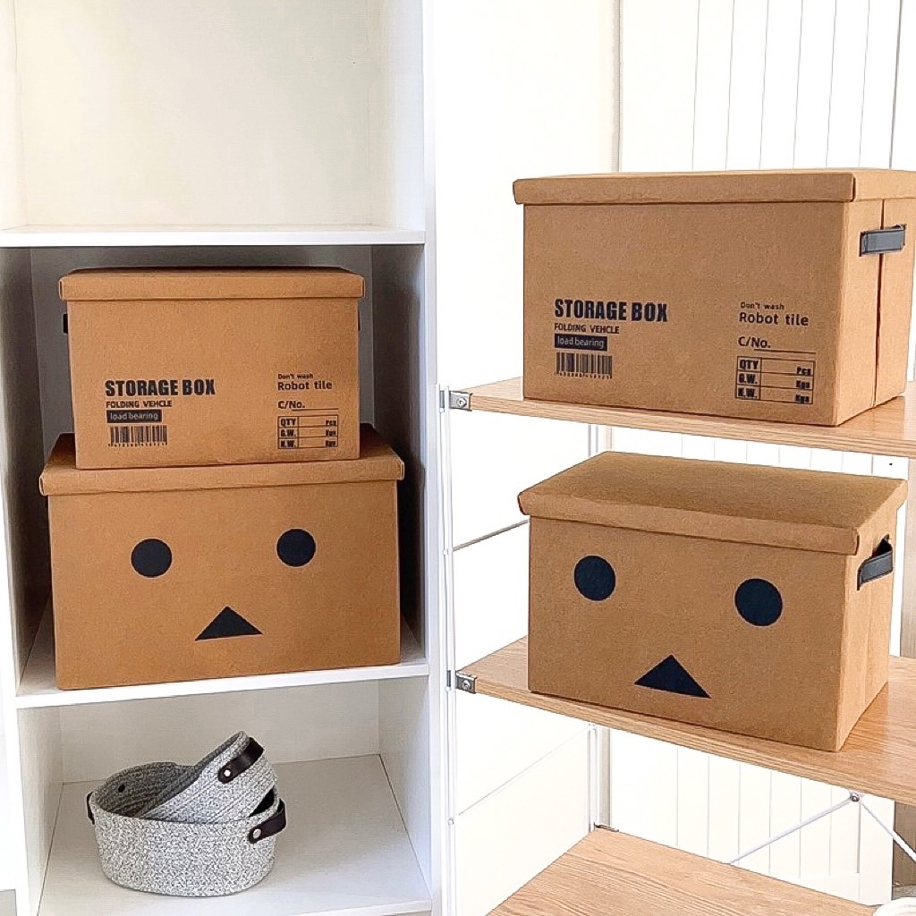 [UHFXJMลด45B ](พร้อมส่ง) กล่องเก็บของ ลายDanboard แบบพับได้ ใช้จัดระเบียบ กล่องเก็บของเล่นเด็ก ราคา ถูกที่สุด ดีลบีเคเค แกลเลอรีภาพที่ 3