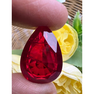 Lab Ruby 20x27mm  corundum hardness 9