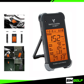 Voice Caddie | SC200 PLUS+ Launch Monitor แบบพกพาที่ให้ข้อมูลครบถ้วน แม่นยำ | Swing caddie | SIM GOLF