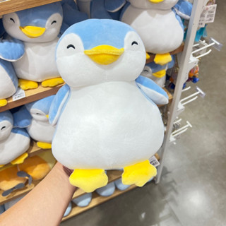 ตุ๊กตาแพนกวิน สีฟ้า นุ่มน่ารัก เหมาะเป็นของขวัญ จาก miniso