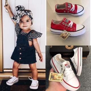 รองเท้าเด็ก รองเท้าผ้าใบคอนเวิร์สเด็ก รองเท้าผ้าใบเด็ก converse for kid