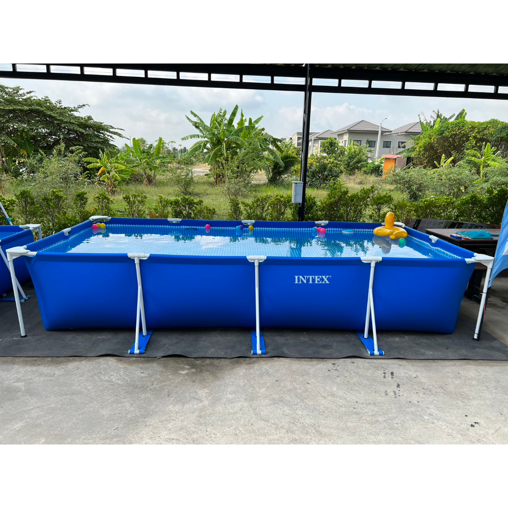 Intex28273 สระน้ำintex 4.5x2.2x0.84m