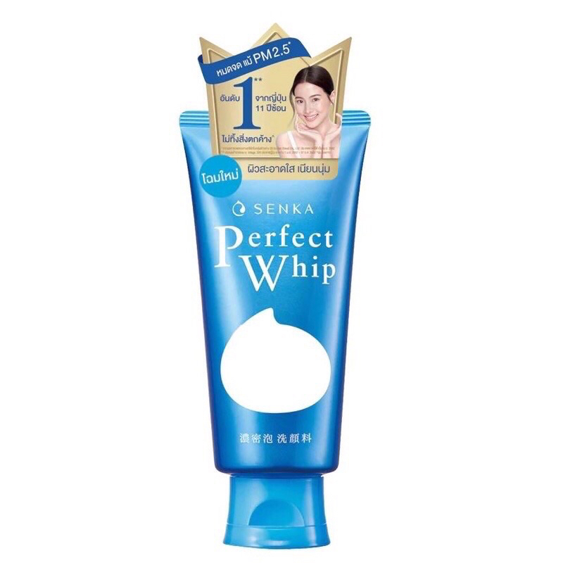 Senka Perfect Whip Cleansing Foam (ฉลากไทย) วิปโฟม โฟมล้างหน้า สูตรใหม่ล่าสุด! เนื้อละเอียดยิ่งขึ้น 