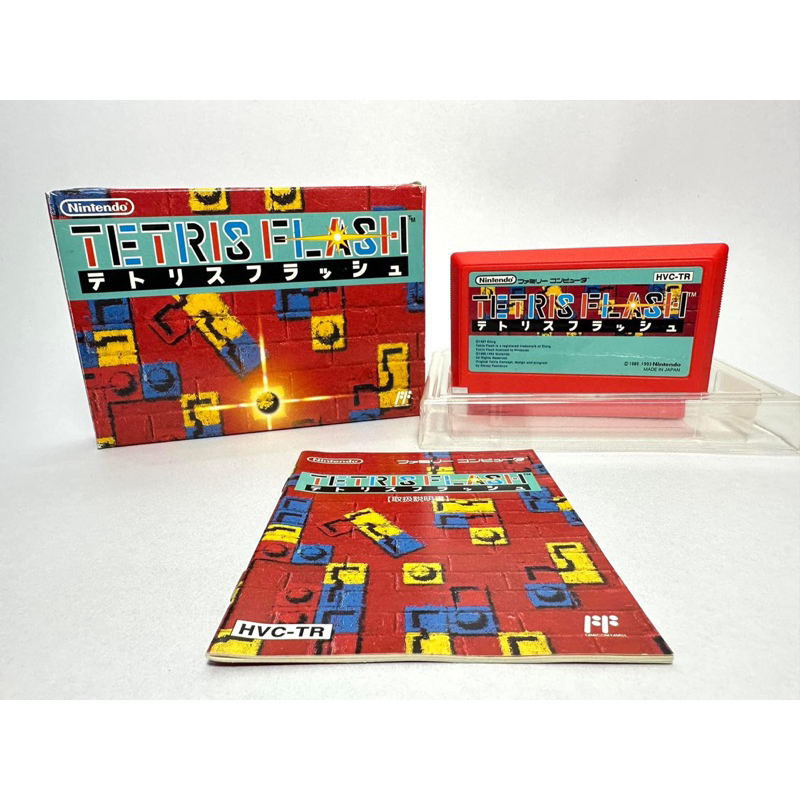 ตลับแท้ Famicom (japan)  Tetris Flash