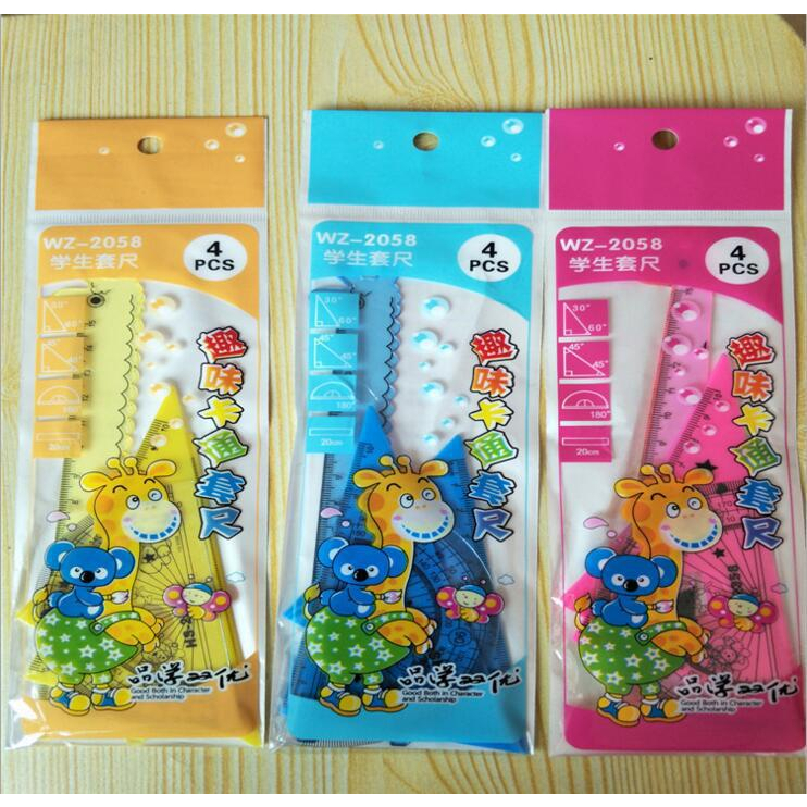 ชุดไม้บรรทัด ชุดเรขาคณิต พร้อมส่ง