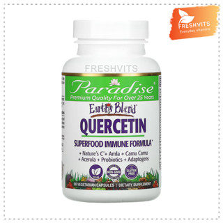 Paradise Herbs,Earths Blend, Quercetin, 90 Vegetarian Capsules