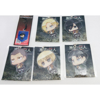 ลิขสิทธิ์แท้ จากญี่ปุ่น พวงกุญแจอคริลิค ผ่าพิภพไททัน  ATTACK ON TITAN Acrylic Keychain Anime Japan 39 -129 (A001-A006)