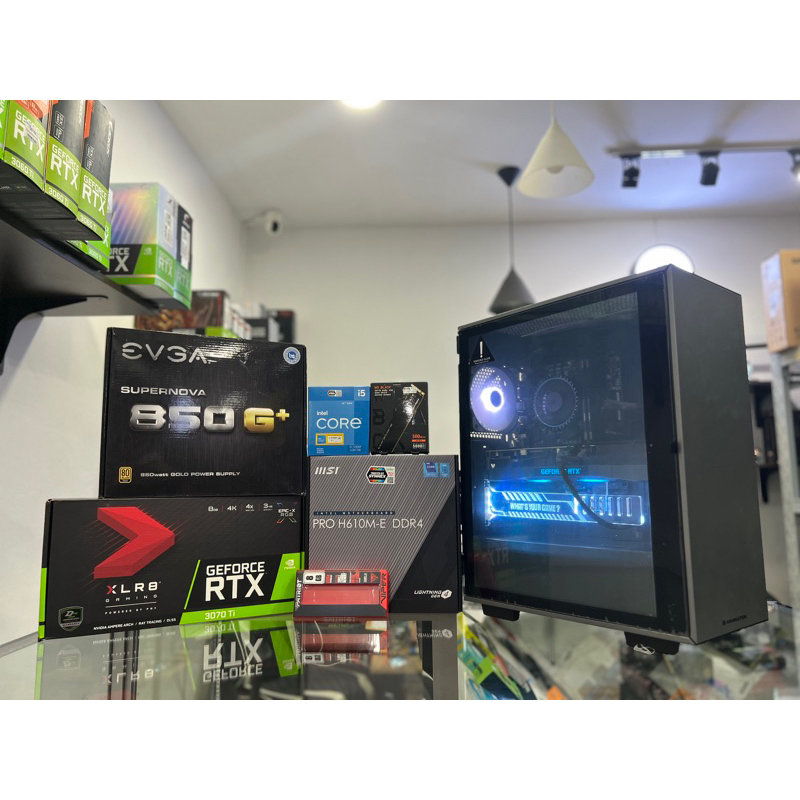 TERIT INTEL I5 12400F  2.5Ghz 6C12T /3070TI/RAM16GB/SSD NVME 500GB GEN4/AOC 27”165HZ