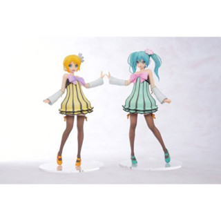 งานแท้ มือ 1 ขายคู่ Hatsune Miku Colorful Drop and Kagamine Rin Cheerful Candy Figure Set SEGA