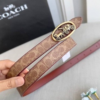 Coach เข็มขัดหนังสีดำ หลายแบบ 📌เช็คของก่อน.