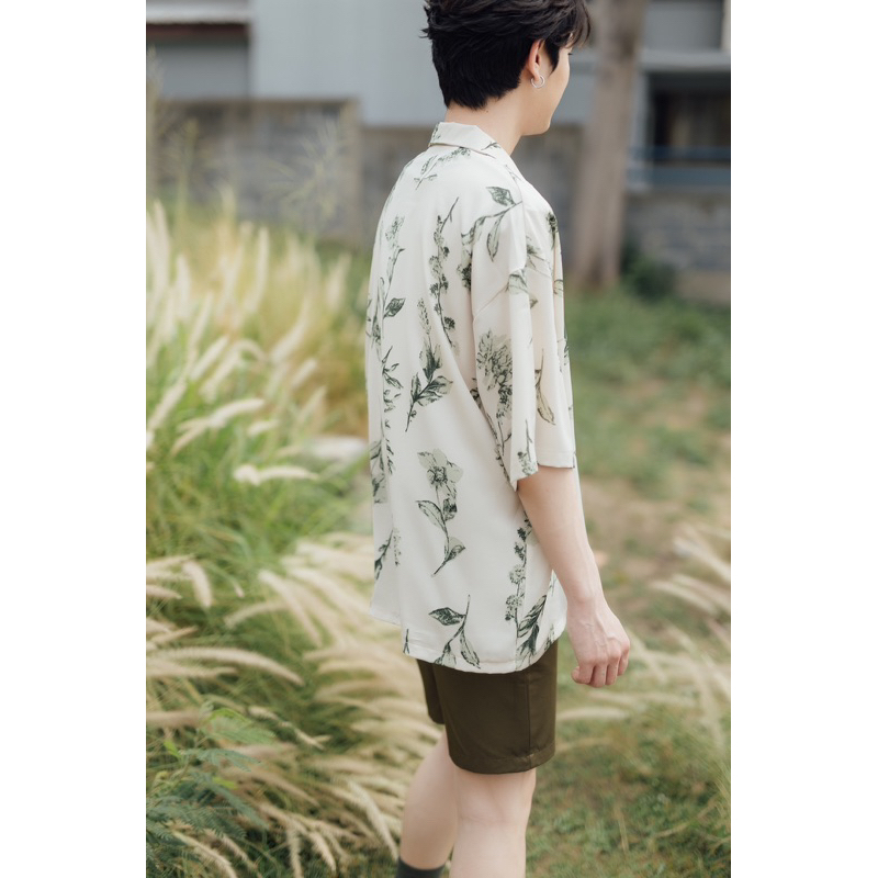 KINS | Hawaii Shirt เสื้อฮาวาย ทรง Oversize ชุดเดินชายทะเล (รหัส : HW14)