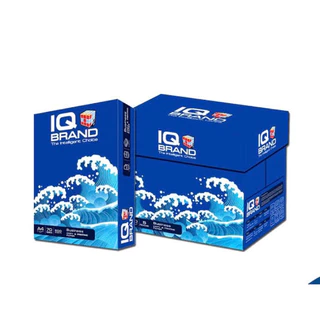 กระดาษถ่ายเอกสาร A4 ยี่ห้อ IQ BRAND 70g/500แผ่น [1รีม] ขนาด 21x29.7ซม. เรียบ ลื่น ห่อแพคหนาอย่างดี กระดาษ US.Station