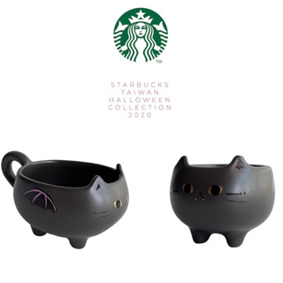 STARBUCKS2020 : Mug Starbucks Taiwan Halloween 2020 collection black cat มัคแมวฮาโลวีน ปี 2020สินค้าหายาก ของแท้ 100%