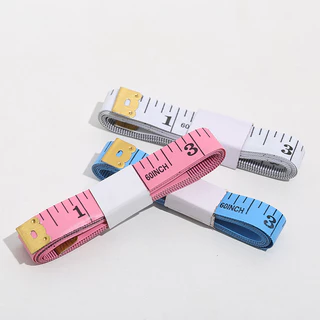[F0515] สายวัด (สุ่มสี) สายวัดเอว ขนาด 150 ซม. / 60 นิ้ว
