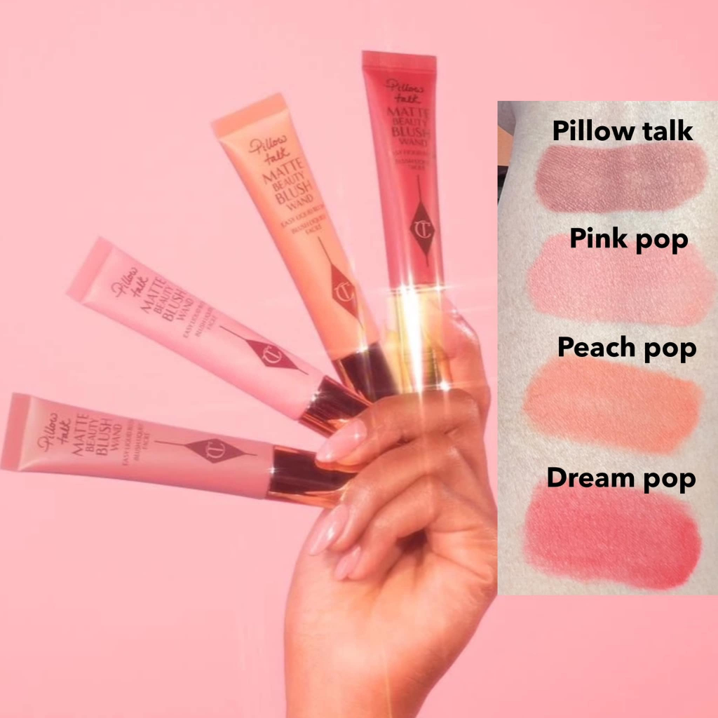 เหลือ 1,079 ฿ โค้ด [เก็บโค้ดหน้าร้าน] พร้อมส่ง ป้ายไทย Charlotte Tilbury Pillow Talk Matte Beauty Blush Wand